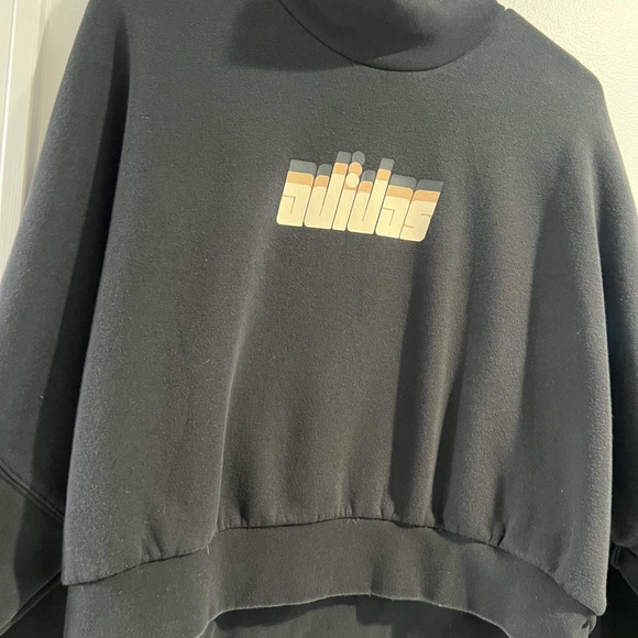 Adidas Black Ribbed Jacket - Picture 8 of 8